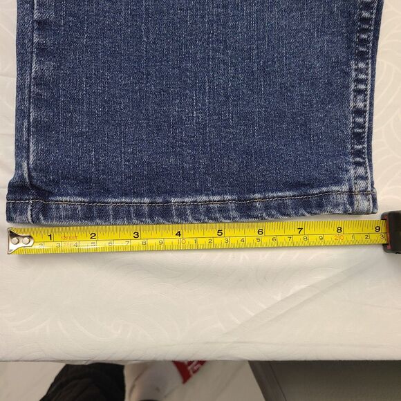 Wrangler Mens StretchJeans Size 40x32 Regular Fit Medium Wash Blue Denim Pockets - Picture 11 of 14